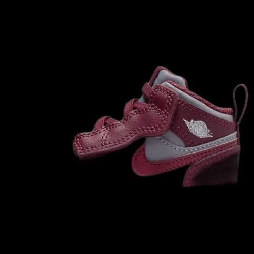 (TD) Air Jordan 1 Mid "Team Red Grey'