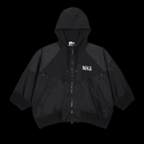 Nike x Sacai Full Zip Hooded Jacket 'Black'