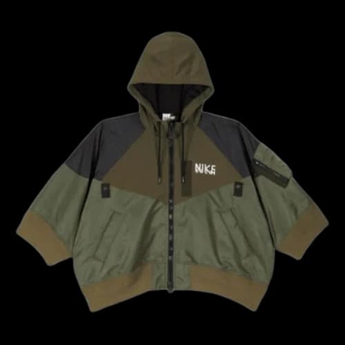 Nike x Sacai Full-zip Hooded Jacket Asia Sizing 'Olive' (Women's)
