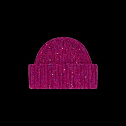Aimé Leon Dore x Drake's Donegal Ribbed Knit Beanie 'Fuschia'