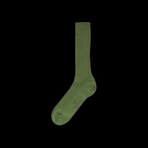 Aimé Leon Dore x Drake's Dress Sock 'Palm'