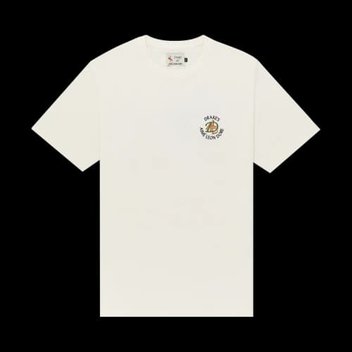 Aimé Leon Dore x Drake's Blues Tee 'Pristine'