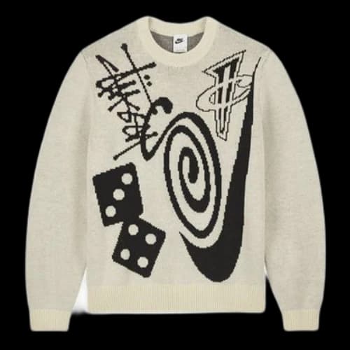 Nike x Stussy Icon Knit Sweater 'Natural'