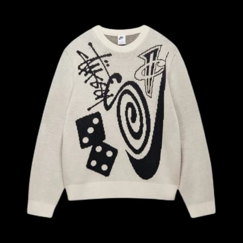 Stussy x Nike Icon Knit Sweater 'Natural'