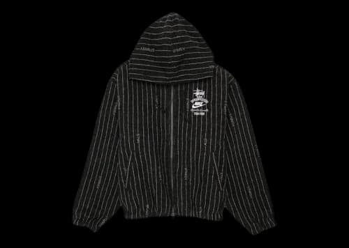 Nike x Stussy Striped Wool Jacket (Asia Sizing) Black