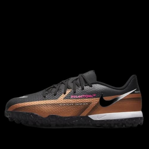 (GS) Nike Phantom GT2 Academy TF 'Metallic Copper Black'