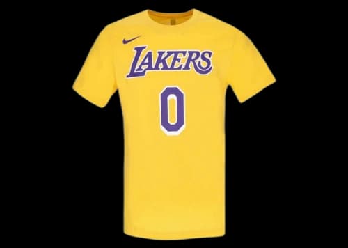 Nike NBA Los Angeles Lakers Russell Westbrook T-shirt Yellow