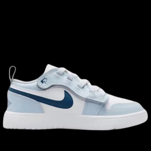 (PS) Air Jordan 1 Low ALT 'White Aura Squadron Blue'