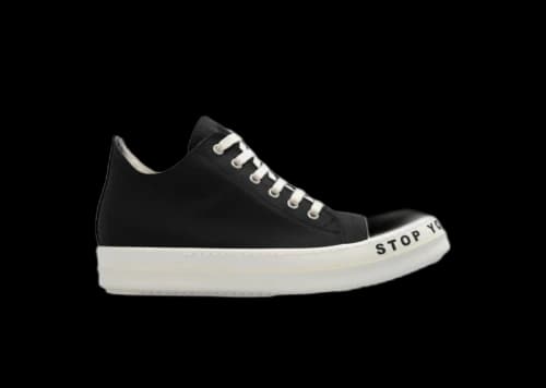 Rick Owens DRKSHDW Low Stop Your Breath Black