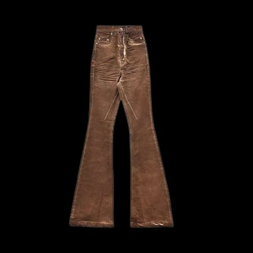 Rick Owens DRKSHDW Bolan Bootcut Jeans 'Henna Brown'