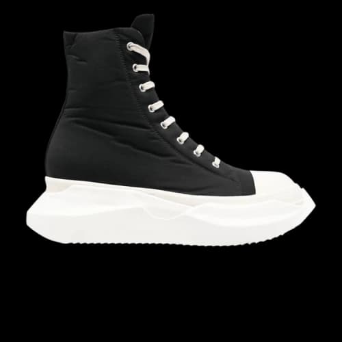 Rick Owens DRKSHDW Strobe Cotton Nylon Abstract High 'Black Milk' (Women's)
