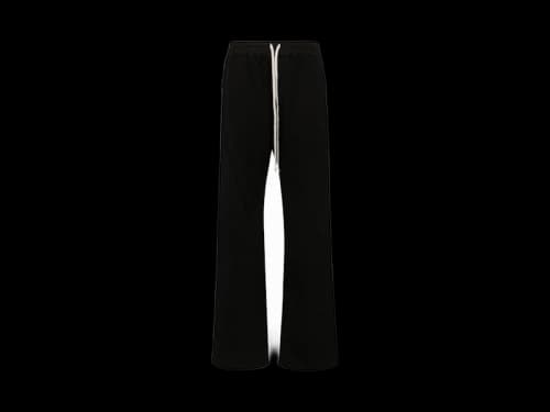 Rick Owens DRKSHDW Fleece Pusher Pants Black