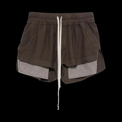 Rick Owens DRKSHDW Light Flannel Fog Boxers 'Dark Dust'