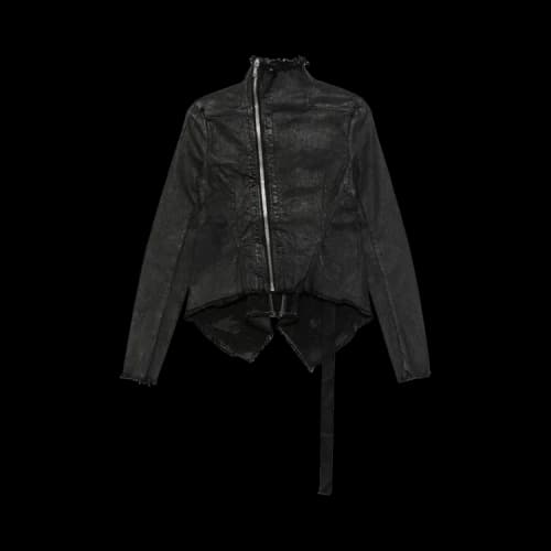 Rick Owens DRKSHDW Womens Naska Gary Jacket 'Black Wax'