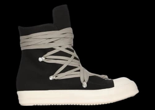 Rick Owens DRKSHDW Concordians Megalace High Black Milk (Women's)