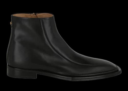 Versace Medusa Ankle Boots Black Leather