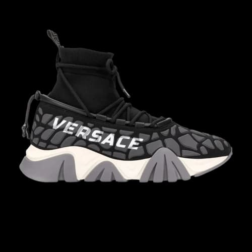 Versace Squalo Knit 'Drawstring - Black'