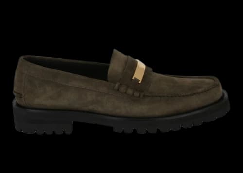 Versace Lug Sole Loafer Khaki