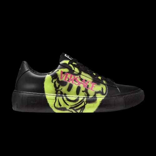 Versace Greca 'Smiling Medusa - Black'