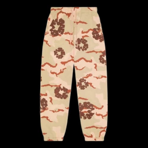 Denim Tears Cotton Wreath Sweatpants 'Tan Camo'