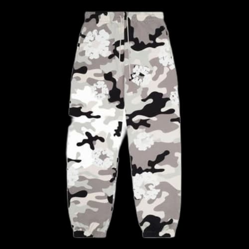 Denim Tears Cotton Wreath Sweatpants 'White Camo'