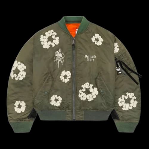 Denim Tears X Delicate Unit Bomber Jacket 'Green'