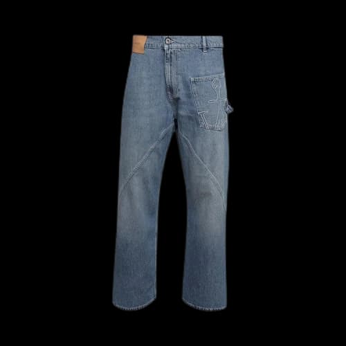JW Anderson Twisted Workwear Jeans 'Light Blue'
