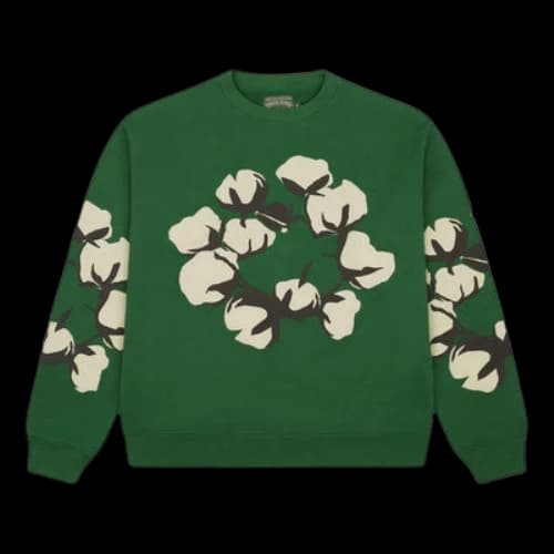 Denim Tears x Cactus Plant Flea Market Flower Sweatshirt 'Green'
