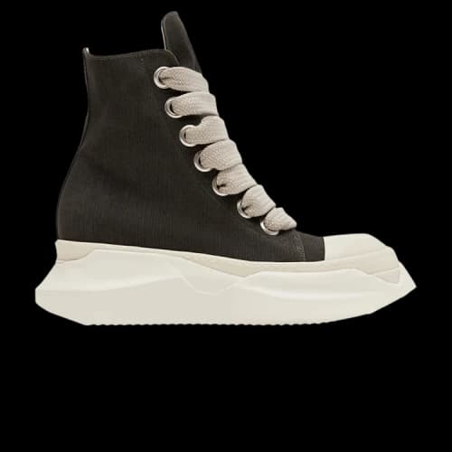 Rick Owens DRKSHDW Fogachine Cotton Denim Megalace Abstract High 'Dark Dust'