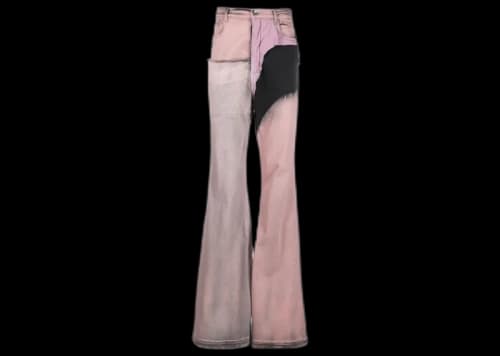 Rick Owens DRKSHDW Bolan Bootcut Jeans Faded Pink
