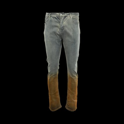 Rick Owens DRKSHDW Detroit Cut Denim Jeans 'Sky/Orange Degrade'
