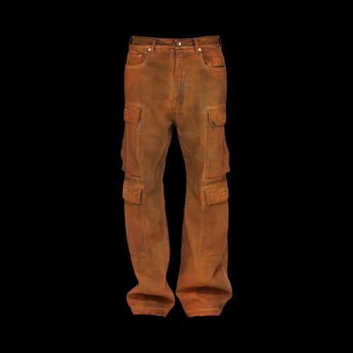 Rick Owens DRKSHDW Double Cargo Jeans 'Orange'