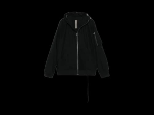 Rick Owens DRKSHDW Gimp Flight Bomber Jacket Black