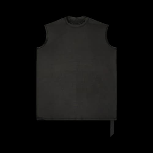 Rick Owens DRKSHDW Leather Tarp T-Shirt 'Black'