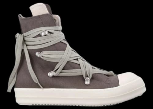Rick Owens DRKSHDW Temple Megalace Sneaks Dark Dust Milk