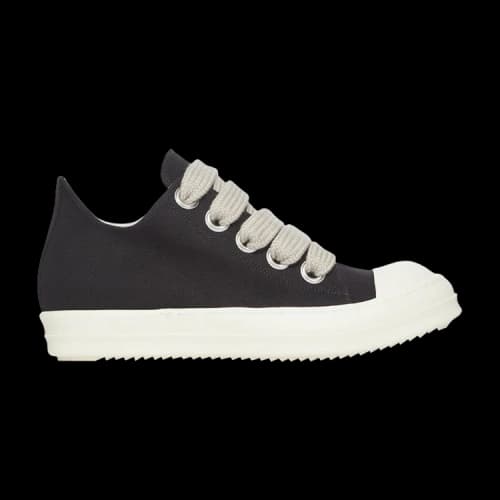 Rick Owens DRKSHDW Jumbolace Low Sneaker 'Black Milk'