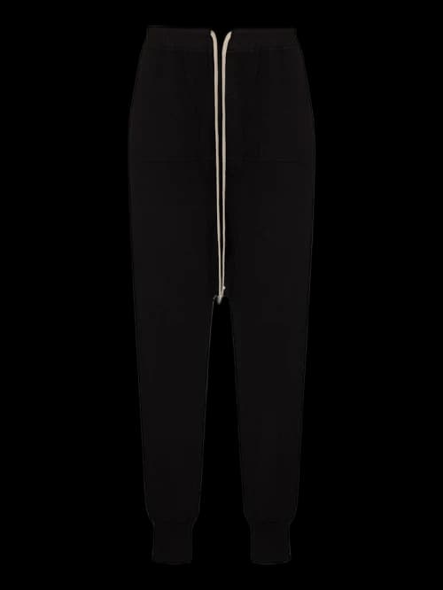 Rick Owens Prisoner Drawstring Track Pants Black