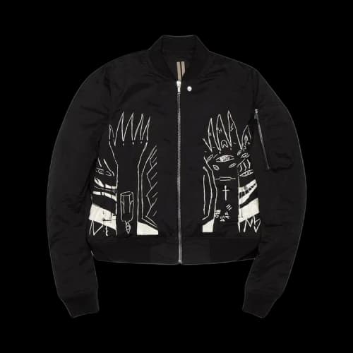 Rick Owens DRKSHDW Flight Bomber Jacket 'Black'