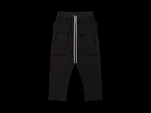 Rick Owens DRKSHDW Creatch Cargo Pants Black
