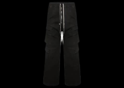Rick Owens DRKSHDW Double Cargo Jumbo Belas Pants Black