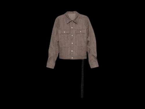 Rick Owens Trucker Jacket Dark Dust