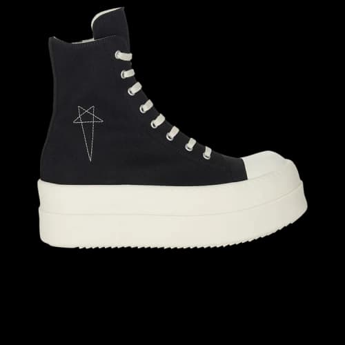 Rick Owens DRKSHDW Double Bumper High 'Black Milk'