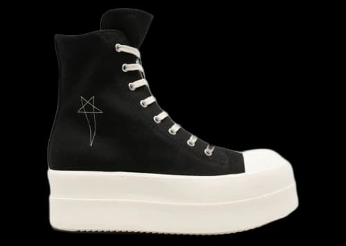 Rick Owens DRKSHDW Double Bumper High Black Milk