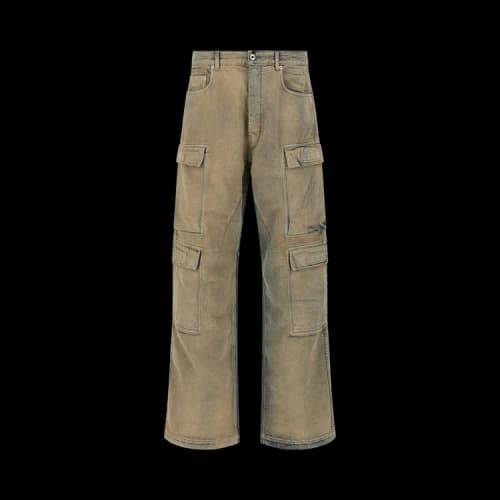 Rick Owens DRKSHDW Double Cargo Jeans 'Mineral Pearl'