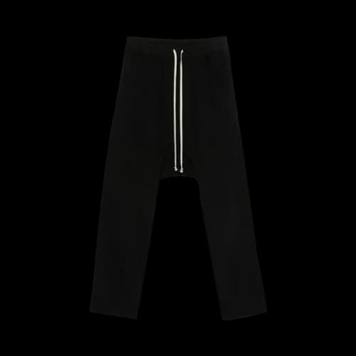 Rick Owens DRKSHDW Fleece Classic Cargo Drawstring Pants 'Black'