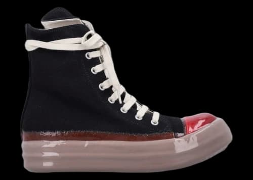 Rick Owens DRKSHDW Sneaks Black Red Dark Beige