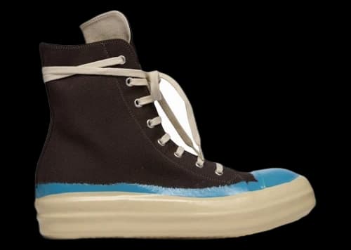 Rick Owens Concordians DRKSHDW Overdyed Denim High Dark Dust Blue Light Beige
