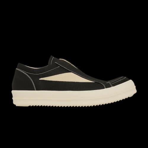 Rick Owens DRKSHDW Vintage Laceless Low 'Black Milk'