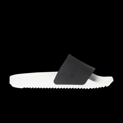 Rick Owens DRKSHDW Rubber Slide 'Black Milk'