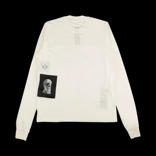 Rick Owens DRKSHDW Long-Sleeve Crew T-Shirt 'White'